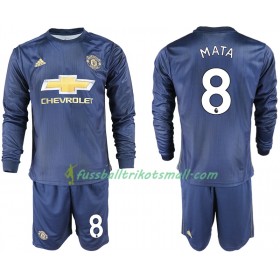 Fußballtrikots Manchester United MATA 8 Kinder 2018-2019 Langarm Ausweichtrikot kaufen